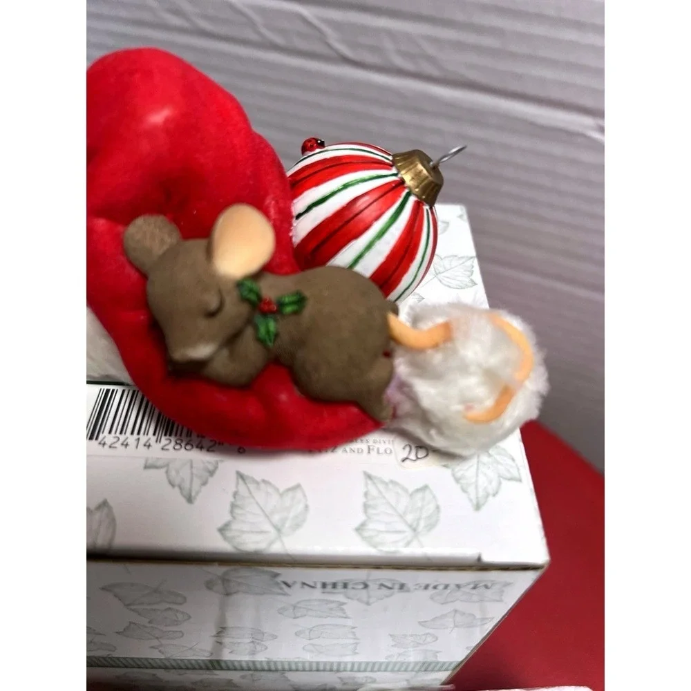 Charming‎ Tails The Nap Before Christmas Fitz and Floyd 87/155 mouse Sleeping